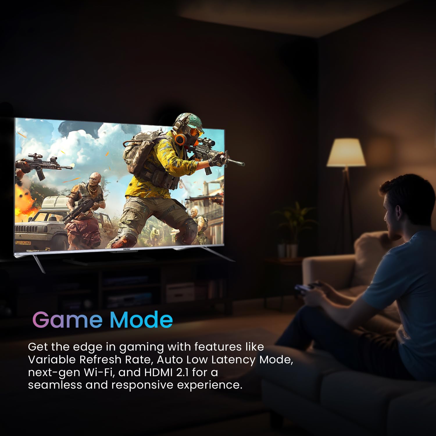 4K Ultra HD P7GT Series 108cm(43) Smart Google TV With Hands Free voice Control (43P7GT-P)
